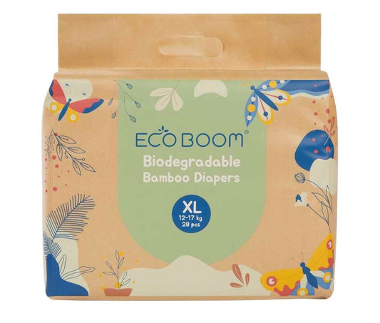 Joy Bamboo Baby Nappies Pack of 28 - Extra Large (+12Kg)