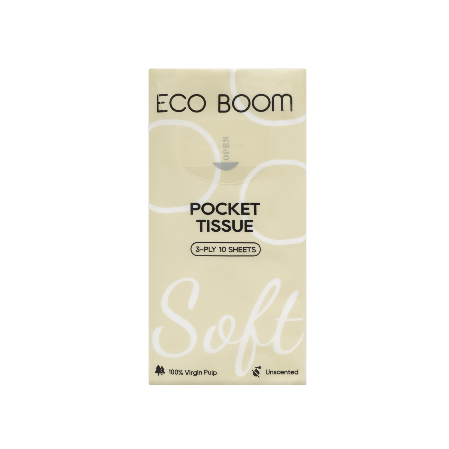 Eco Boom 3ply Pocket Tissues