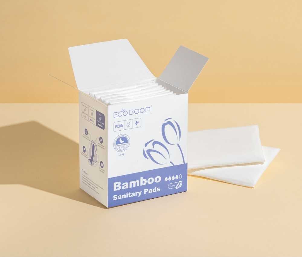 Bamboo Sanitary Pads - Long - Night