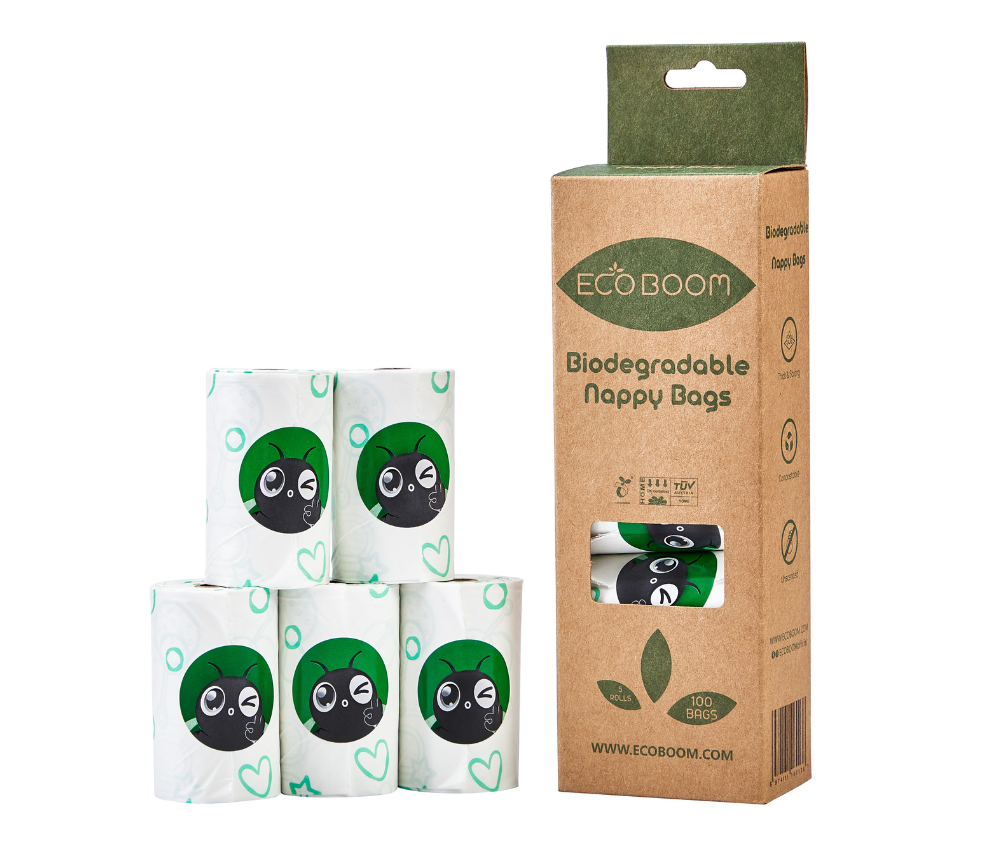 Biodegradable Nappy Bags Pack of 100