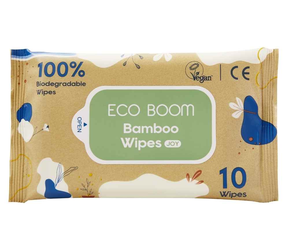 Bamboo Baby Wipes Joy Pack 10's