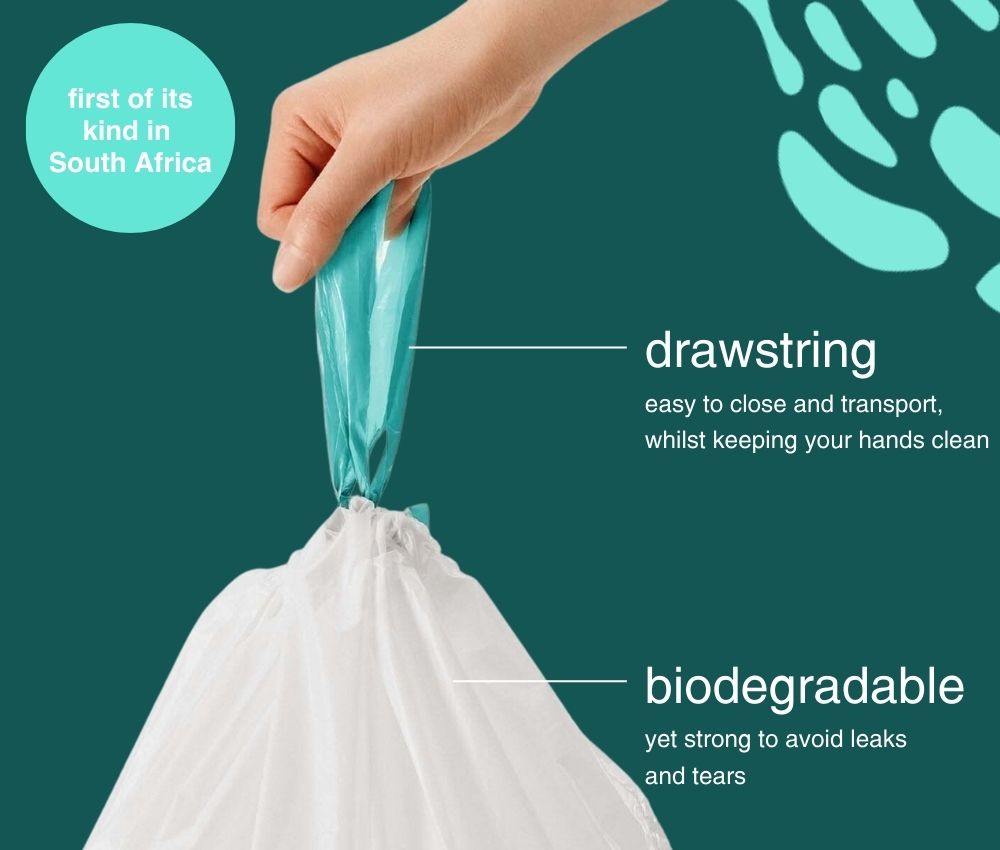 Biodegradable Drawstring Refuse Bag - size M