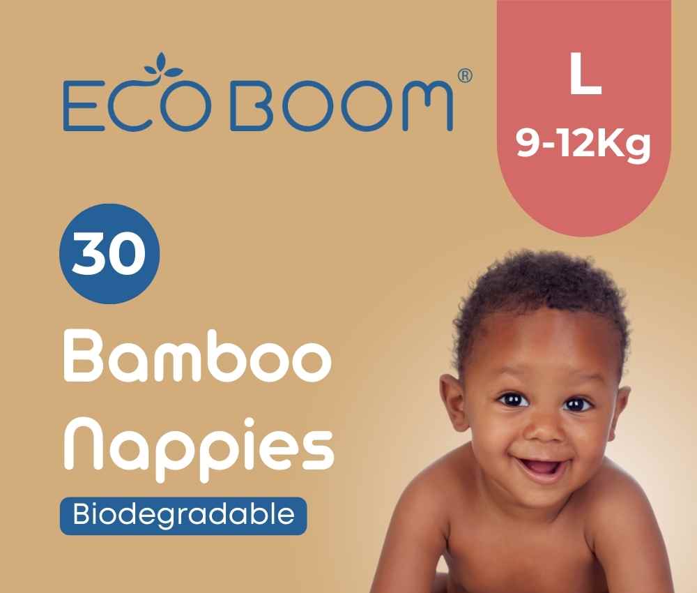 Joy Bamboo Baby Nappies Pack of 30 - Large (9-14Kg)