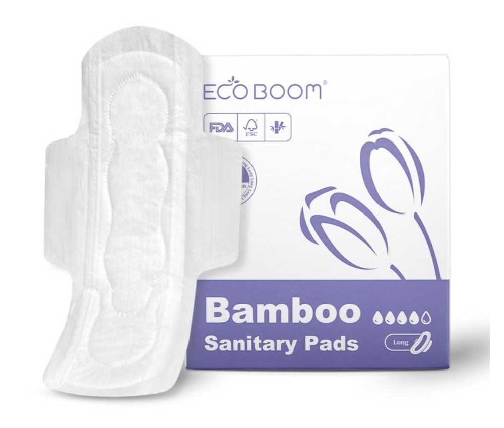 Bamboo Sanitary Pads - Long - Night