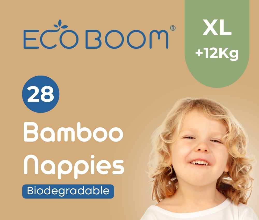 Joy Bamboo Baby Nappies Pack of 28 - Extra Large (+12Kg)