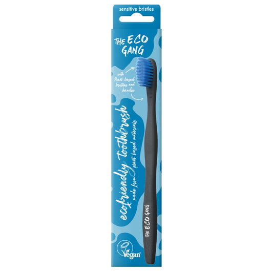 Plant-Based Toothbrush Sensitive - Blue