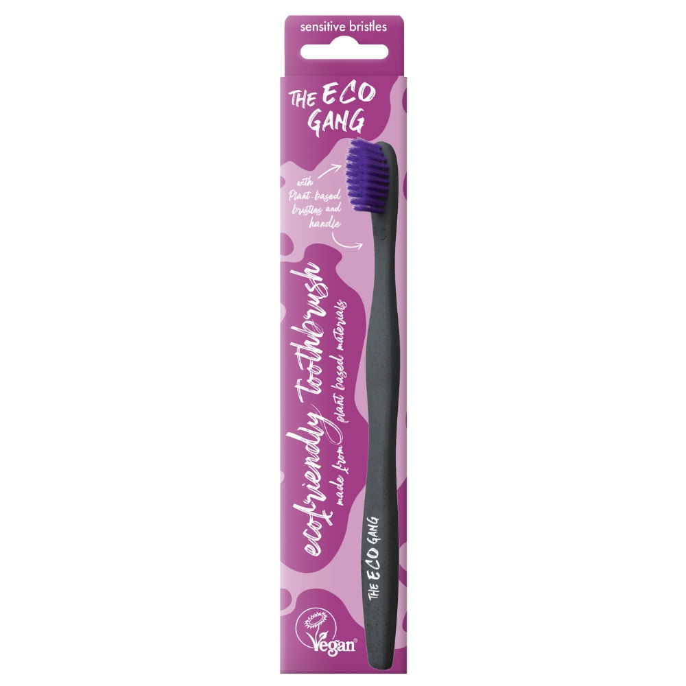 Plant-Based Toothbrush Sensitive - Purple