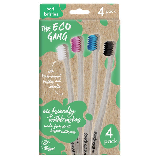 Plant Based Toothbrush Soft (4-Pack)