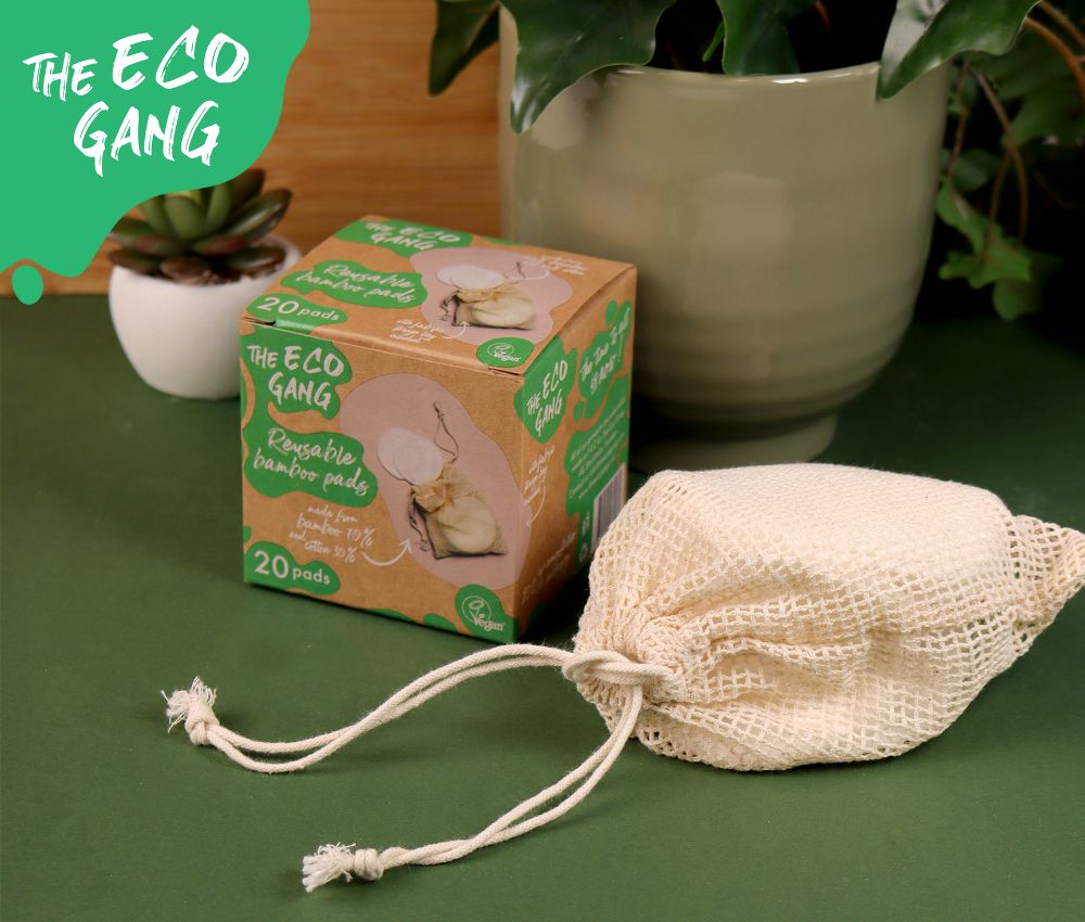 Reusable Bamboo Pads 20Pcs  The Eco Gang