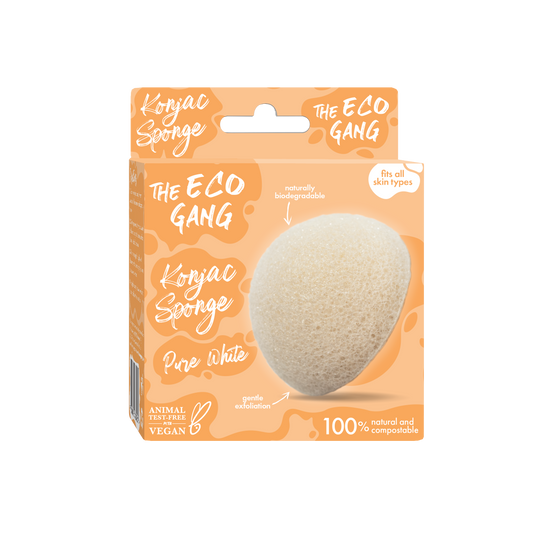 Konjac Sponge - Pure White