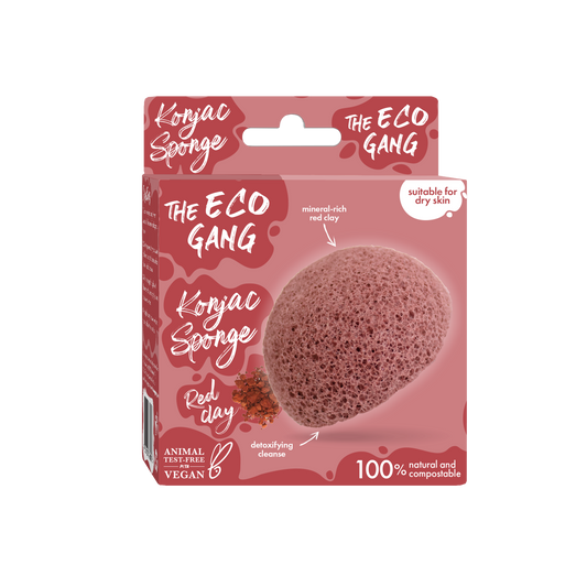 Konjac Sponge - Red Clay